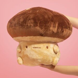 Like New Fluffnest Puffpals Gus the Shiitake Mushroom Plush - Big
